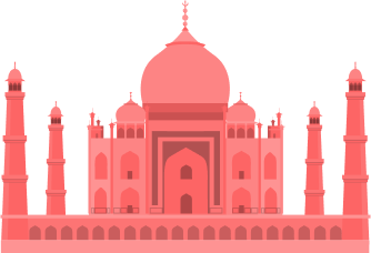 Illustration of the Taj Mahal